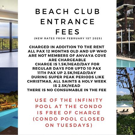 Anvaya Cove Short Term Rental Condos Morong  Eksteriør billede